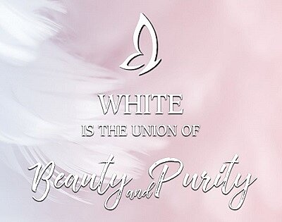Белый - это союз красоты и чистоты.