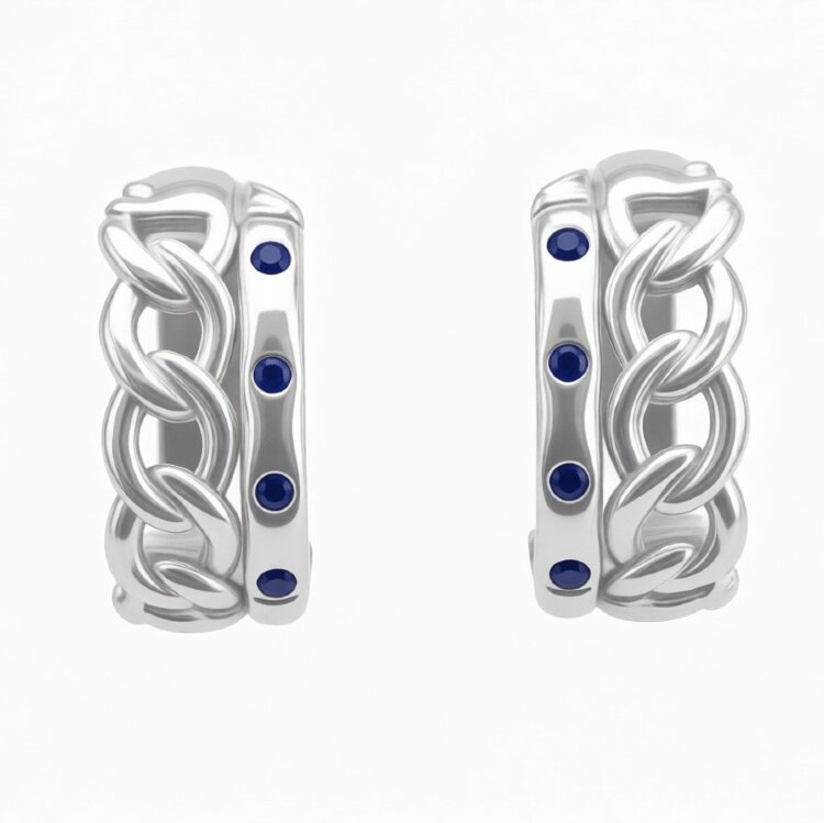 Сережки Diamond Love з діамантами E3051 Сережки Diamond Love з діамантами E3051