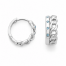 Сережки Diamond Love з діамантами E3051
