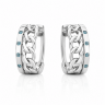 Сережки Diamond Love з діамантами E3051