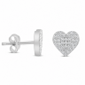 Сережки Diamond Love з діамантами HP26595