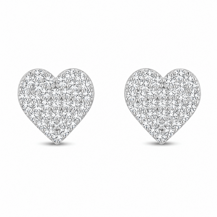 Сережки Diamond Love з діамантами HP26595