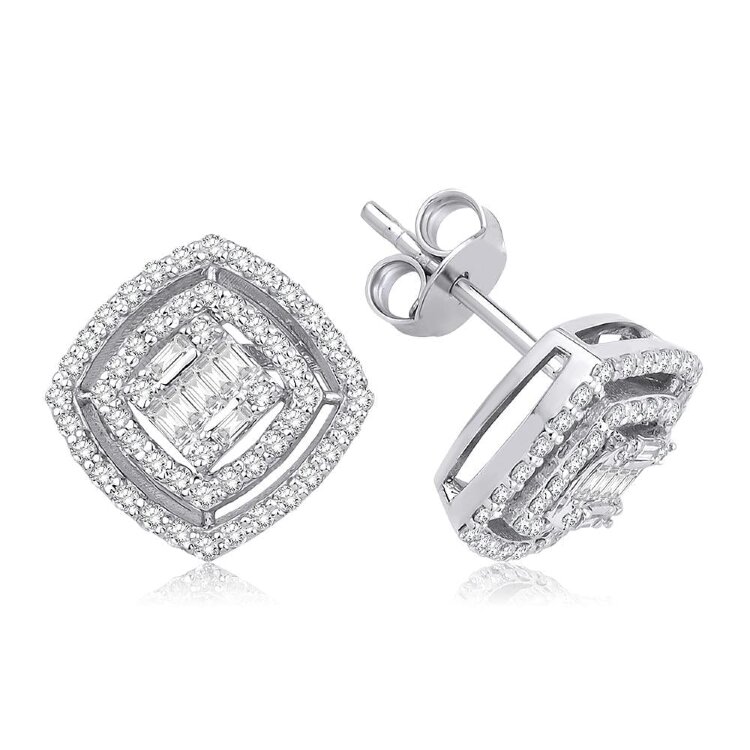 Сережки Diamond Love з діамантами HP25614