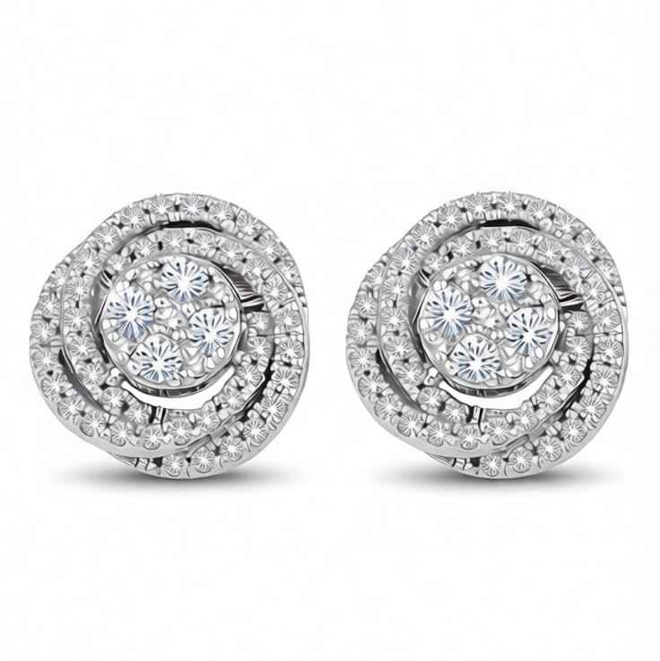 Сережки Diamond Love з діамантами HP27388 Сережки Diamond Love з діамантами HP27388