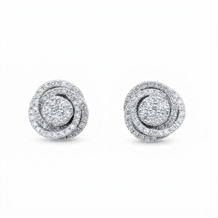 Сережки Diamond Love з діамантами HP27388