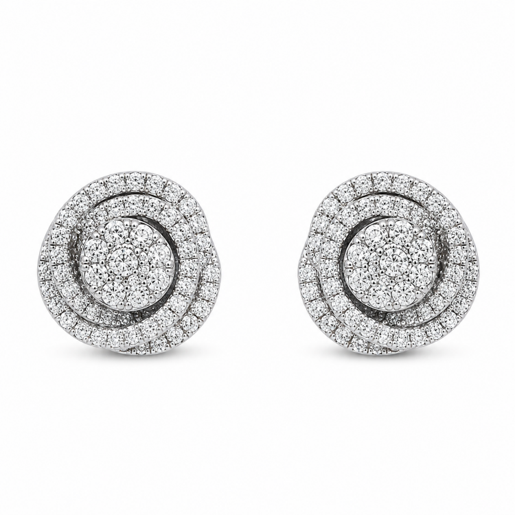 Сережки Diamond Love з діамантами HP27388 Сережки Diamond Love з діамантами HP27388