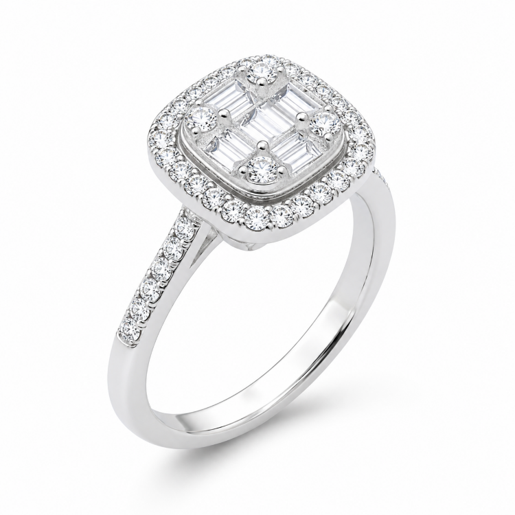 Каблучка Diamond Love з діамантами HP26752 Каблучка Diamond Love з діамантами HP26752