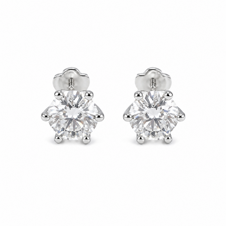 Сережки Diamond Love з діамантами 2Ct HP28824 Сережки Diamond Love з діамантами 2Ct HP28824