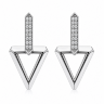 Сережки Diamond Love з діамантами TK-E-1215-WDW Сережки Diamond Love з діамантами TK-E-1215-WDW