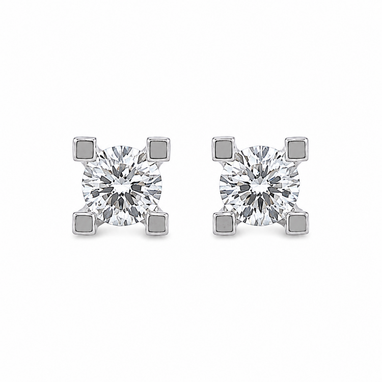 Сережки Diamond Love з діамантами HP29657