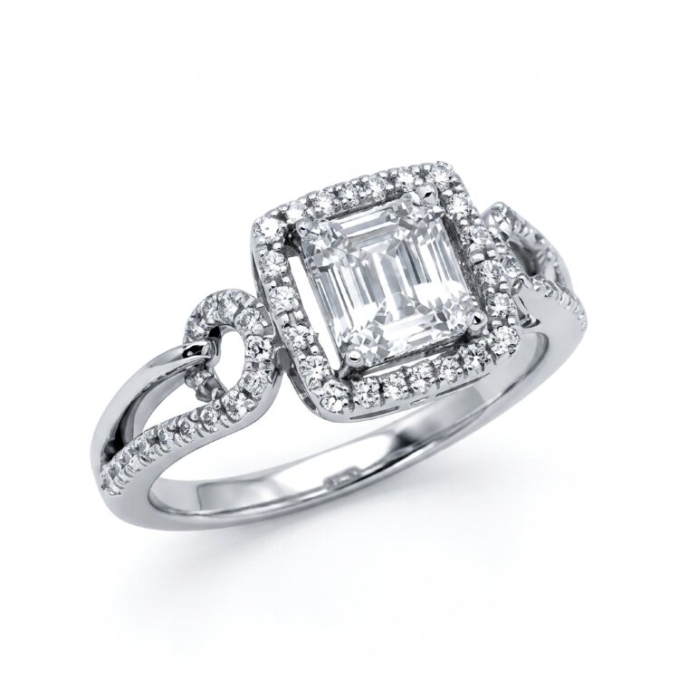Каблучка Diamond Love з діамантами HP21156