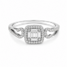 Каблучка Diamond Love з діамантами HP21156 Каблучка Diamond Love з діамантами HP21156