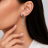 Сережки Naviblue з діамантами AKP0794