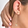 Сережки Bigo з фіанітами BGE000015-00