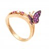 Кільце Roberto Bravo Monarch Butterfly з сапфірами та діамантом