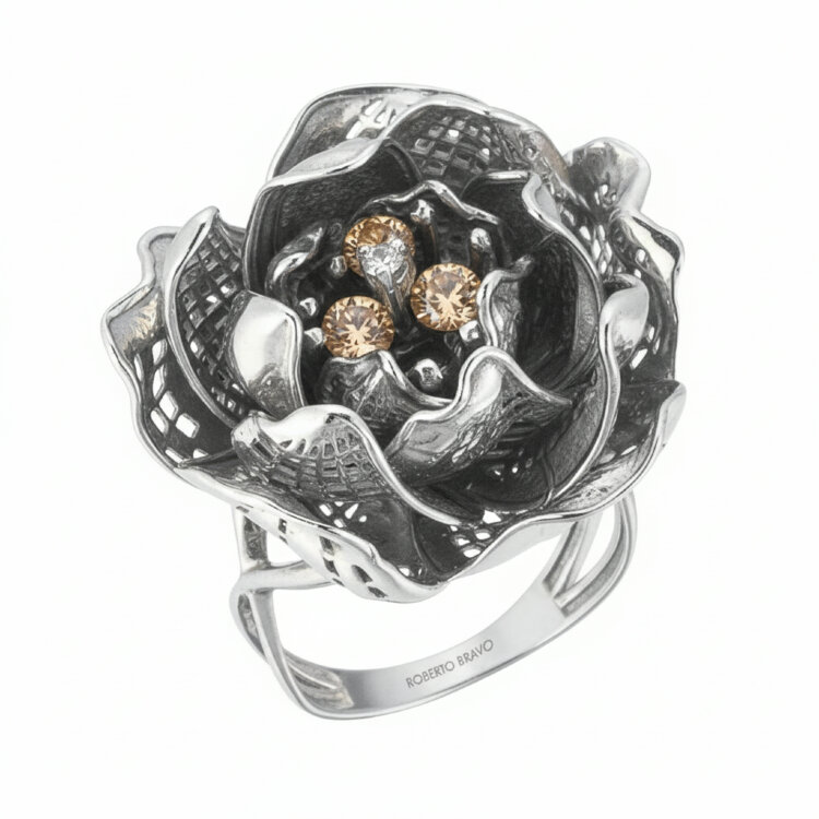 Каблучка Gallica з фіанітами GLHR0004-CZ